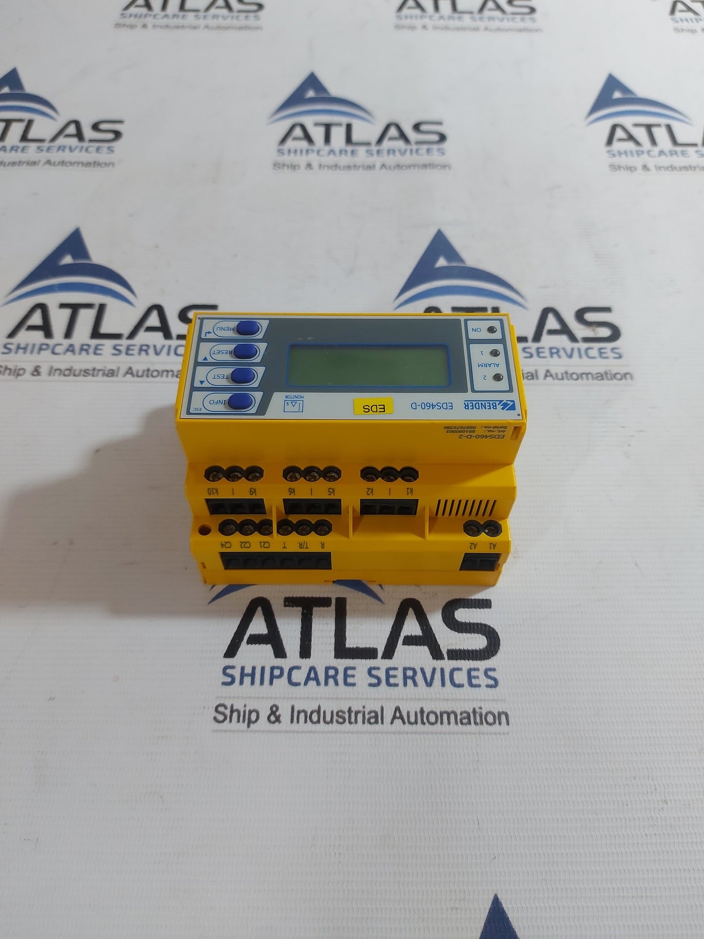 BENDER EDS460-D-2 INSULATION FAULT EVALUATOR 70-260VAC/DC