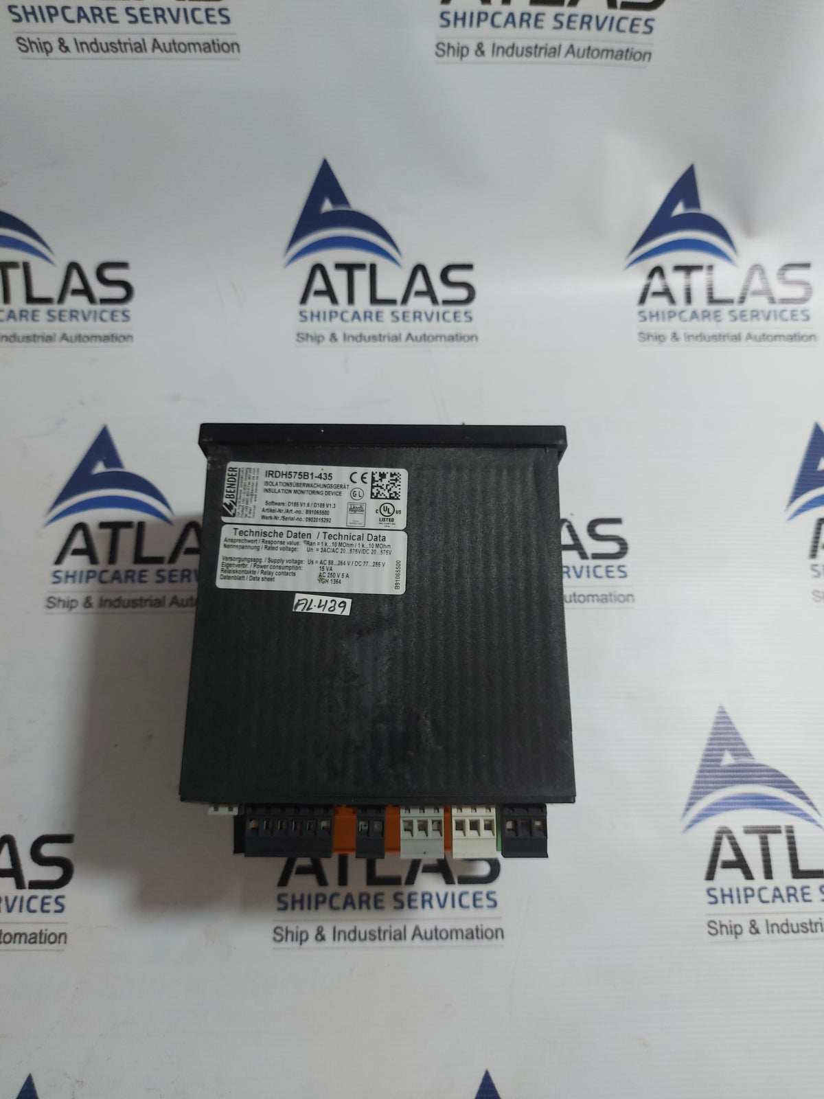 BENDER IRDH575B1-435 INSULATION MONITORING DEVICE