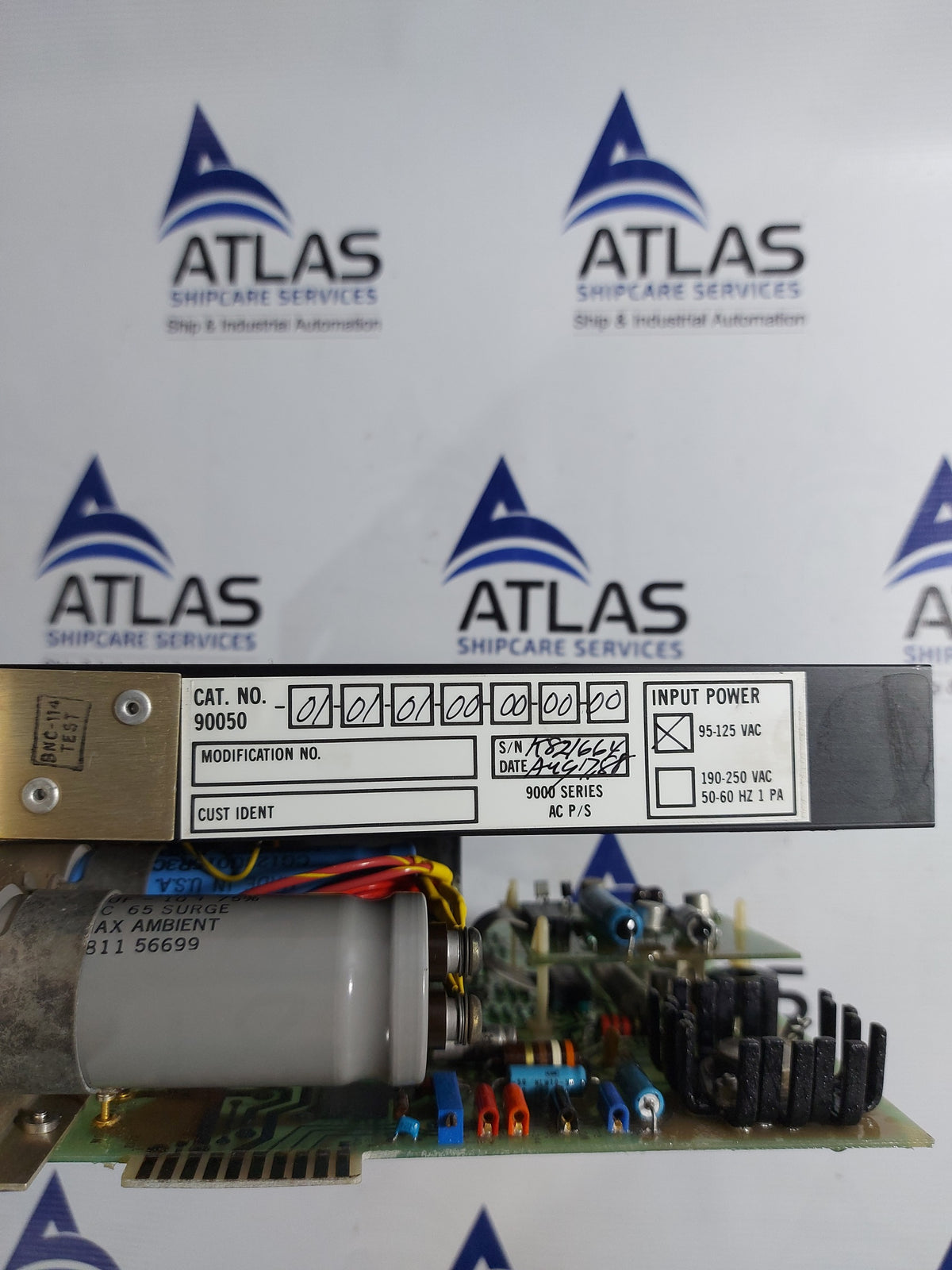 BENTLY NEVADA 90050-01-01-01-00-00-00-00 POWER SUPPLY MODULE 95-125VAC