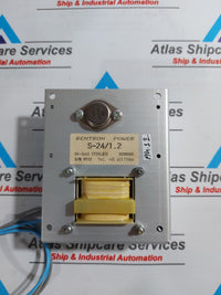 BENTRON S-24/1.2 POWER SUPPLY 1.2 AMP 110/240VAC