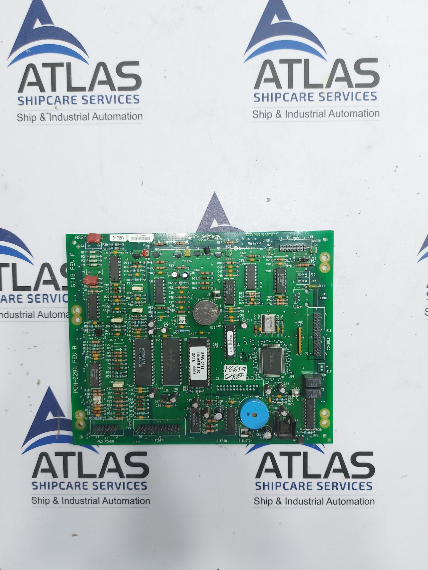 BEST POWER PCB ASSY 0172R PCN-0286 REV.A 5318 REV.A