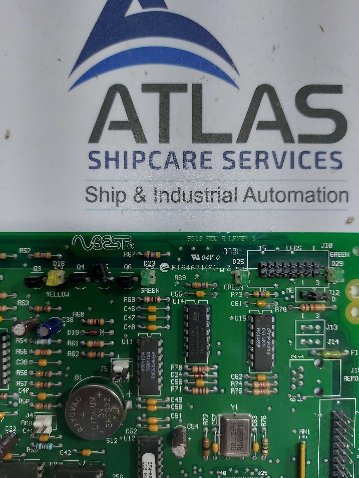 BEST POWER PCB ASSY 0172R PCN-0286 REV.A 5318 REV.A