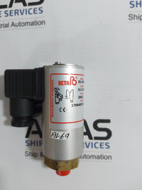 BETA B2-P504H-BXB-P2-BG-X1 PRESSURE SWITCH 0.3-3.8 BAR