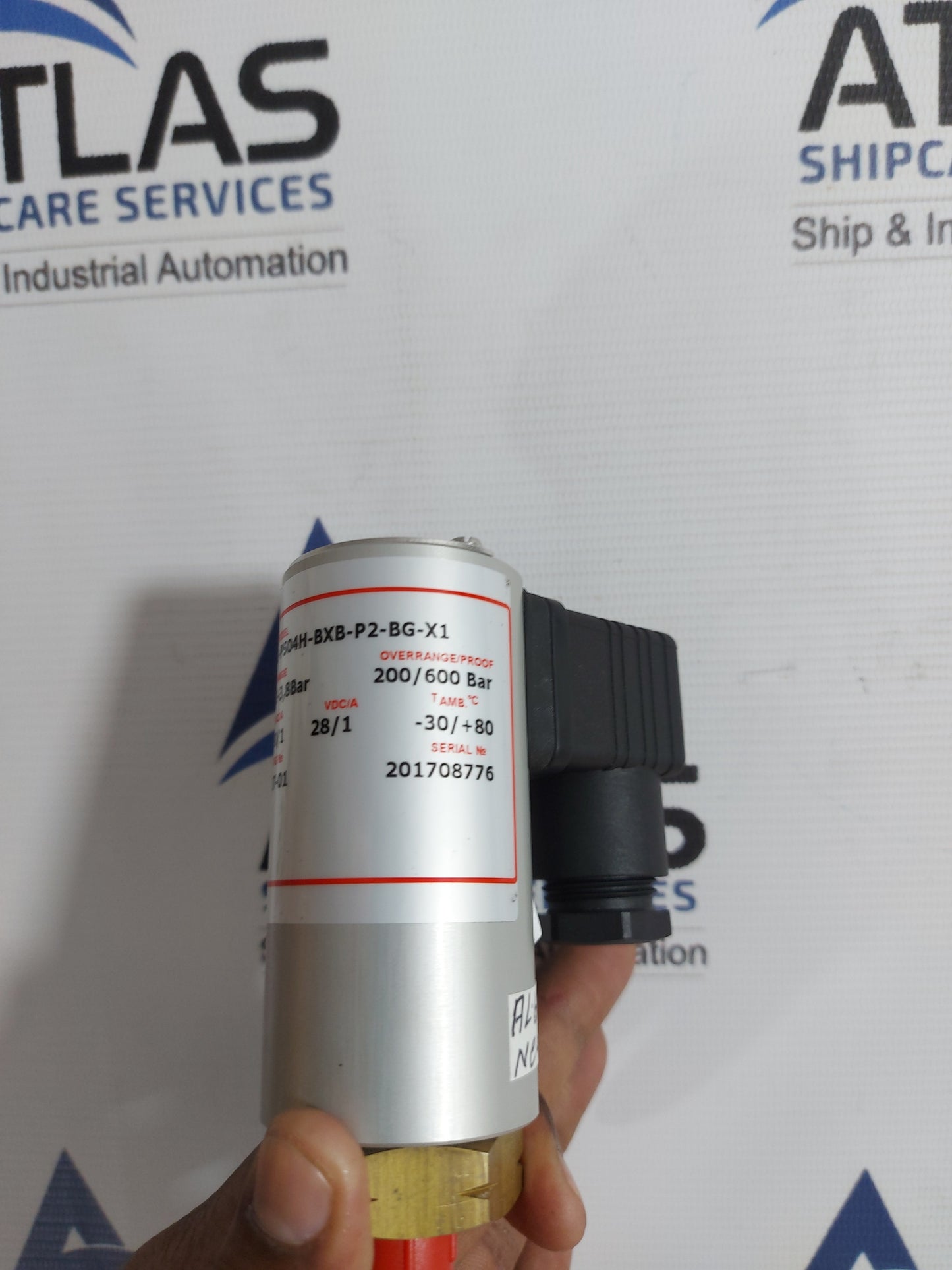 BETA B2-P504H-BXB-P2-BG-X1 PRESSURE SWITCH 0.3-3.8 BAR