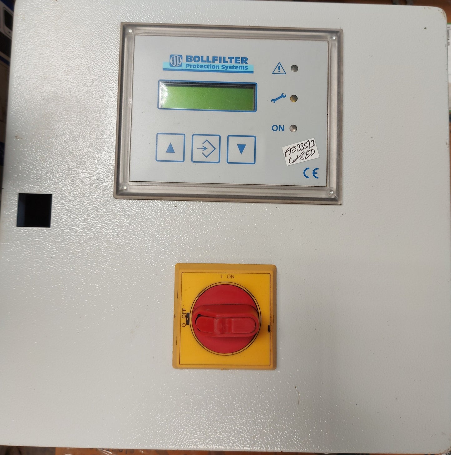 BOLLFILTER PROTECTION SYSTEM BK2200 CONTROL PANEL
