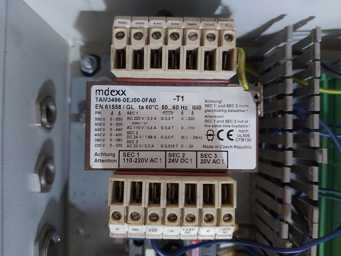 BOLLFILTER PROTECTION SYSTEM BK2200 CONTROL PANEL