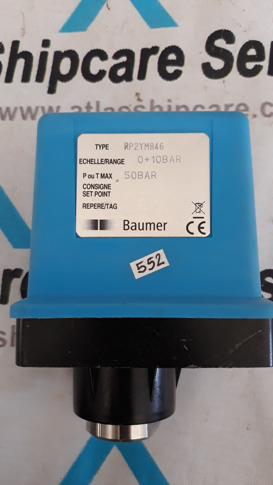 BOURDON HAENNI RP2YM846 PRESSURE SWITCH