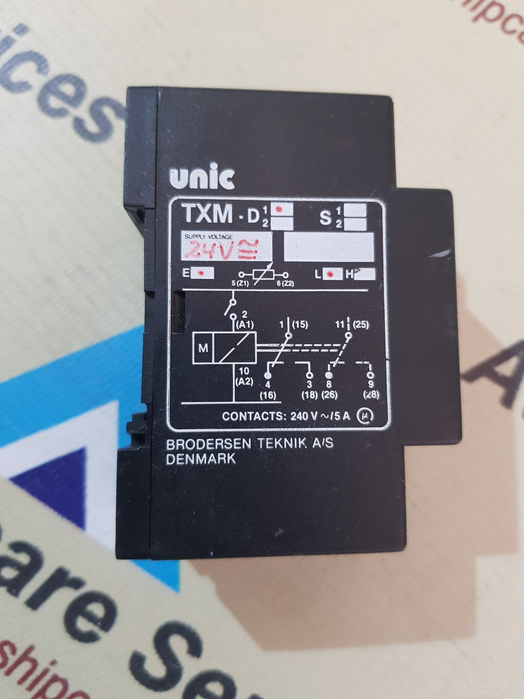 BRODERSEN UNIC TXM ON DELAY ELECTRONIC TIMER