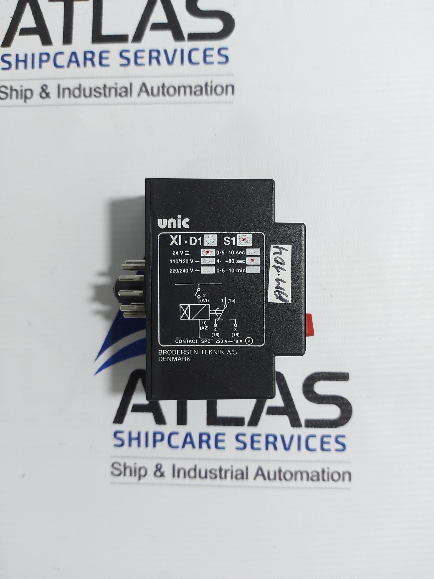 BRODERSEN UNIC XI ELECTRONIC TIMER RELAY