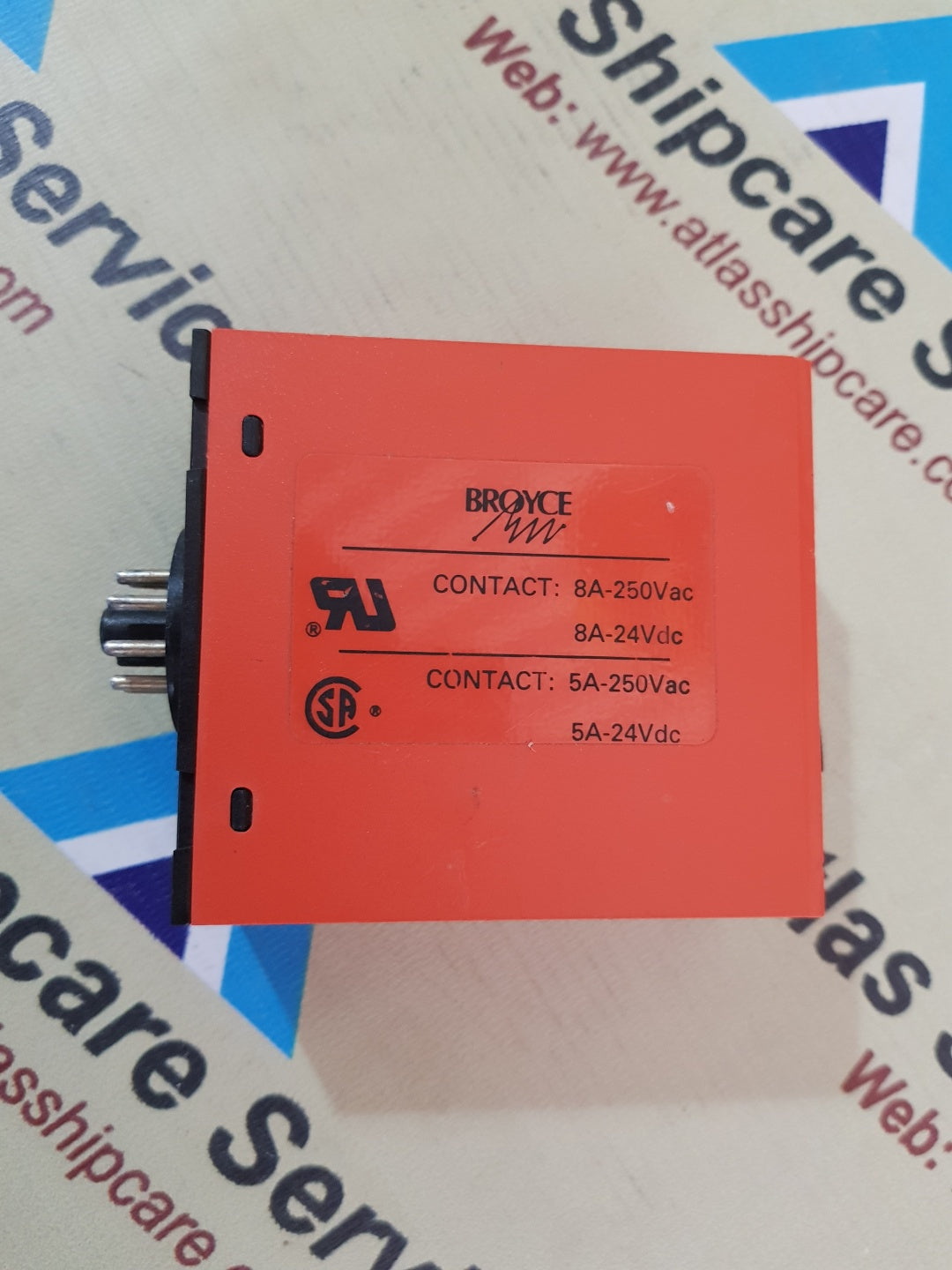 BROYCE B8DO-WT TIMER RELAY