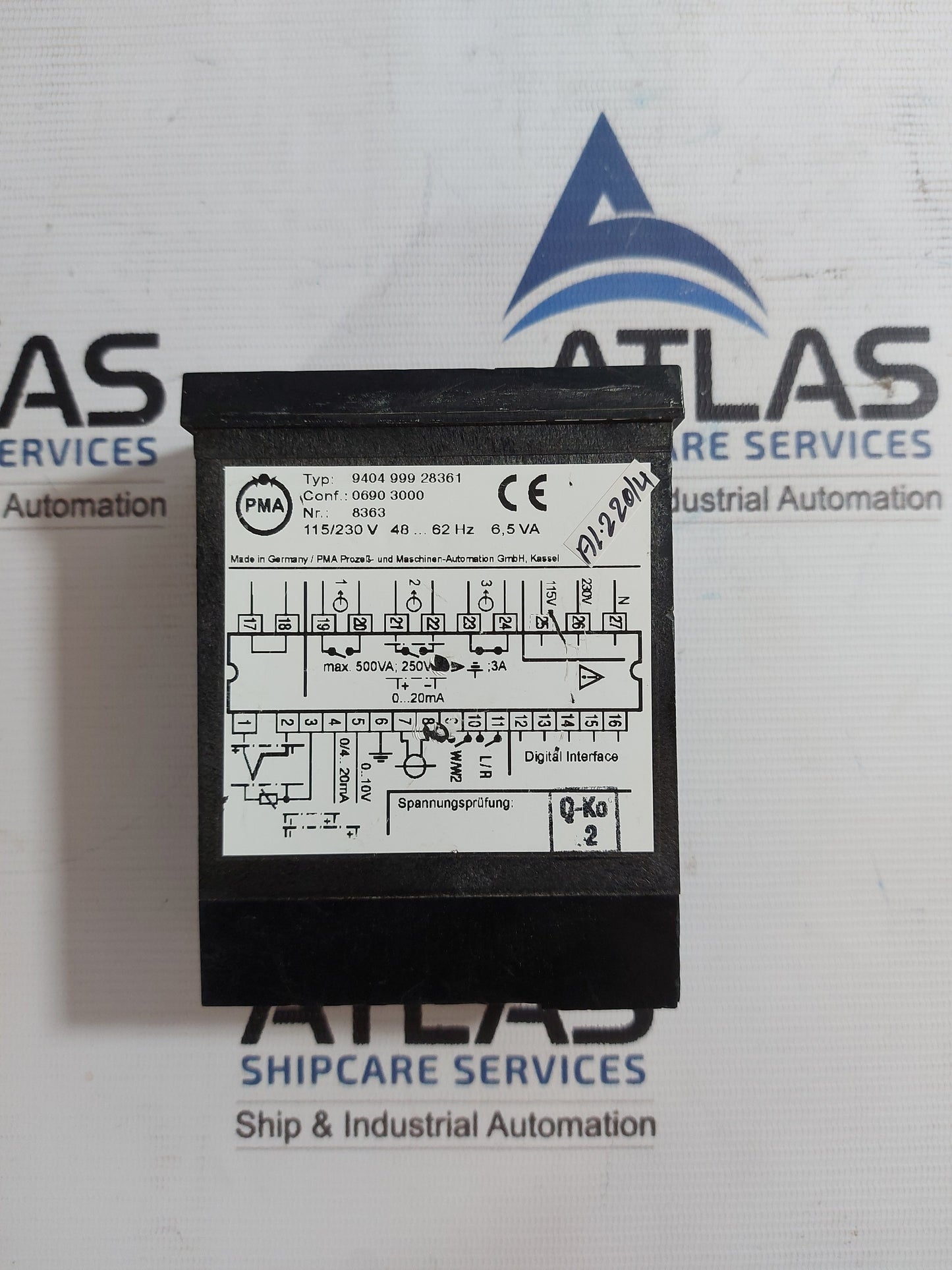 BRUCKNER PMA KS 40 9404 999 28361 TEMPERATURE CONTROLLER