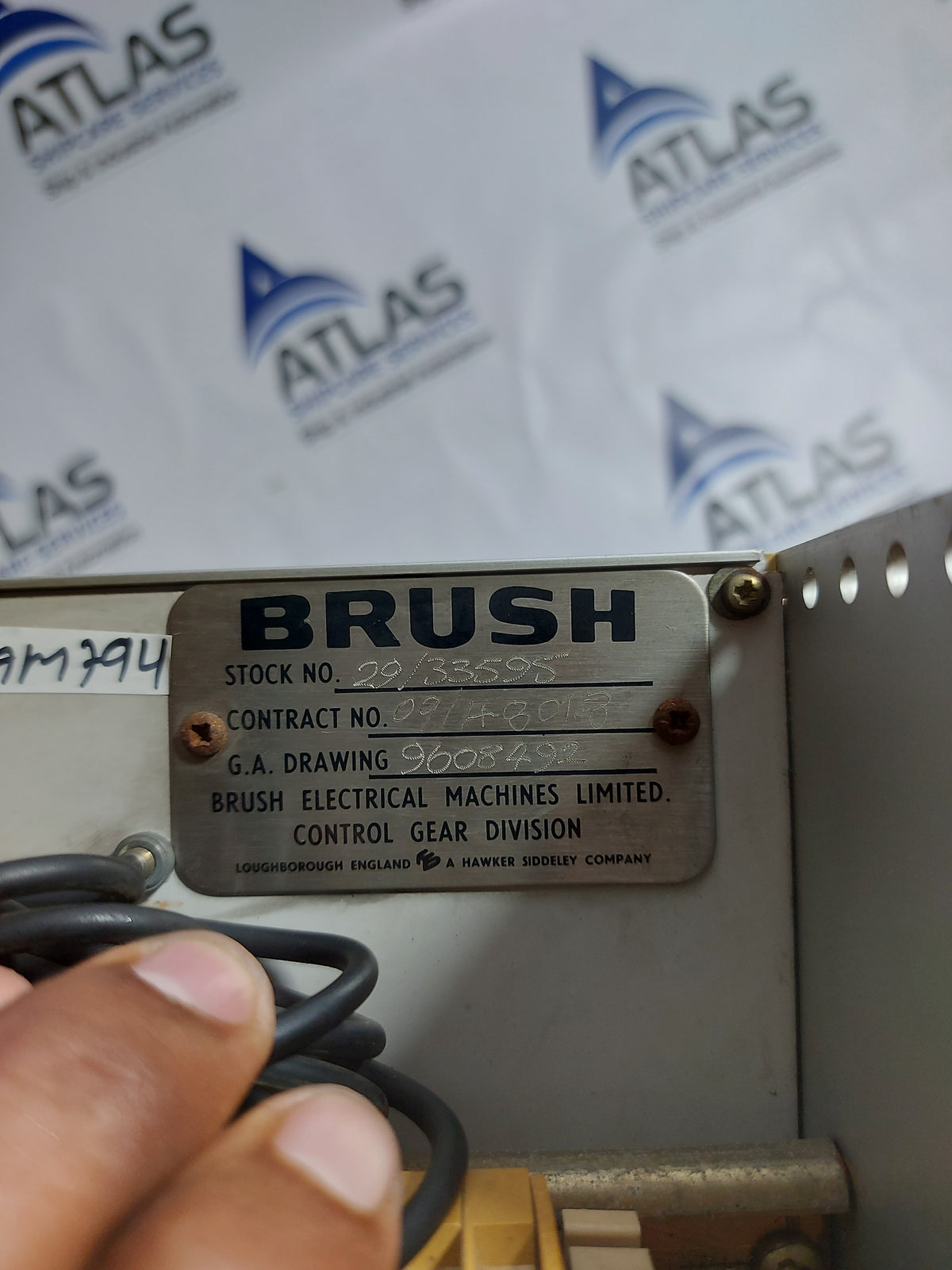 BRUSH HAWKER 29133595 MAVR AUXILIARIES CONTROL MODULE