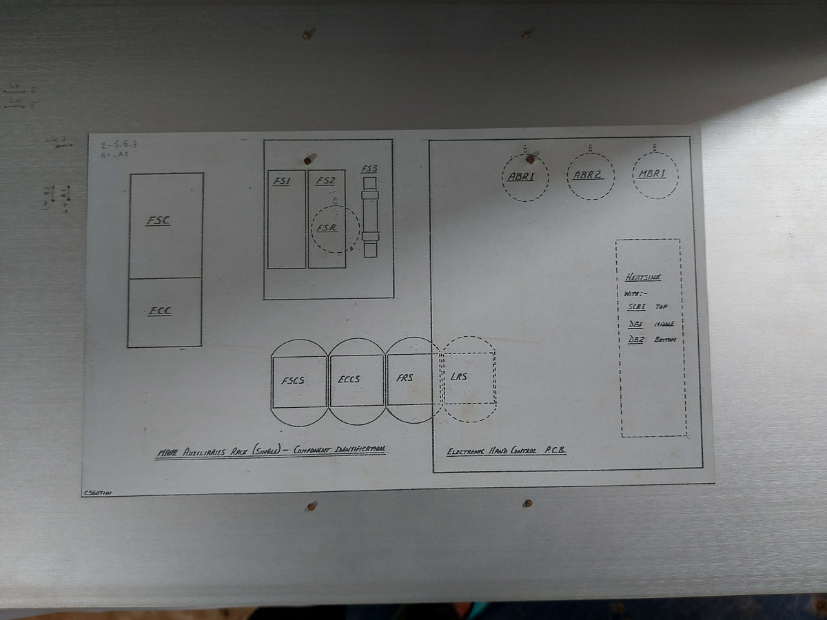BRUSH HAWKER 29133595 MAVR AUXILIARIES CONTROL MODULE