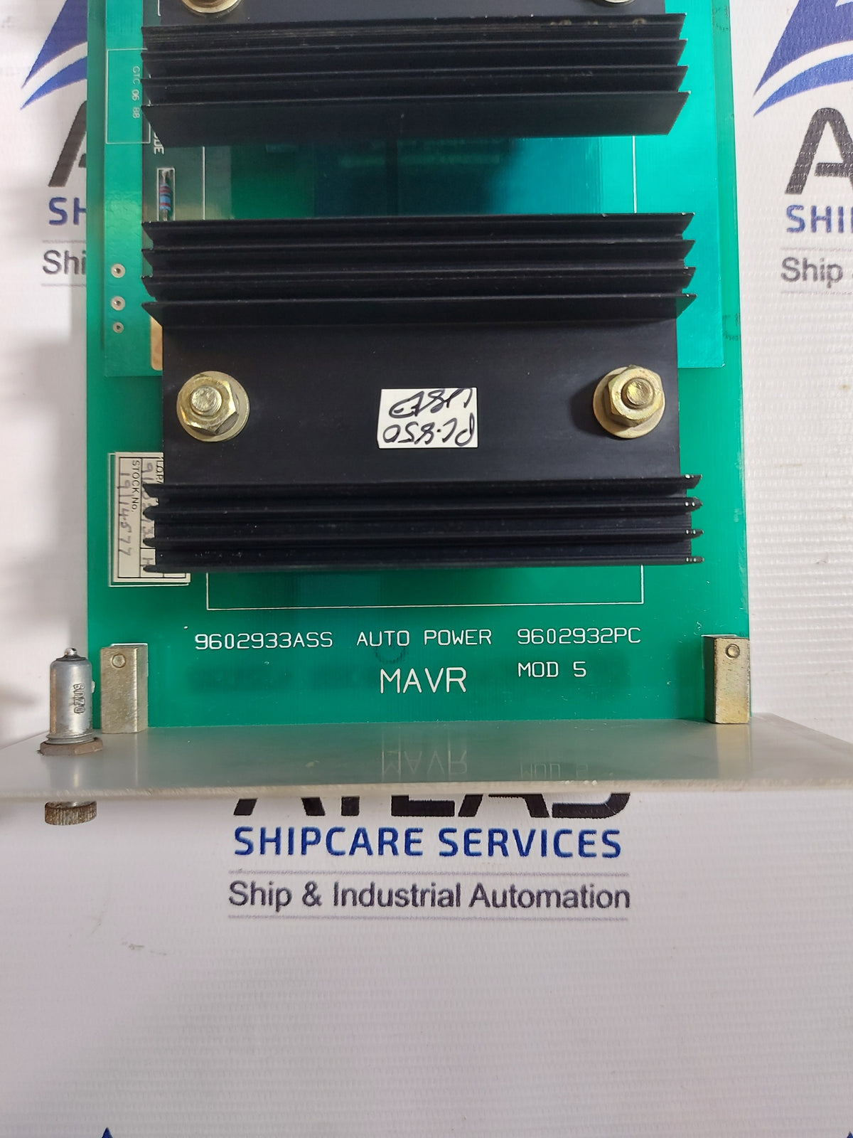 BRUSH HAWKER 9602933ASS 9602932PC MAVR MOD 5 AUTO POWER CARD