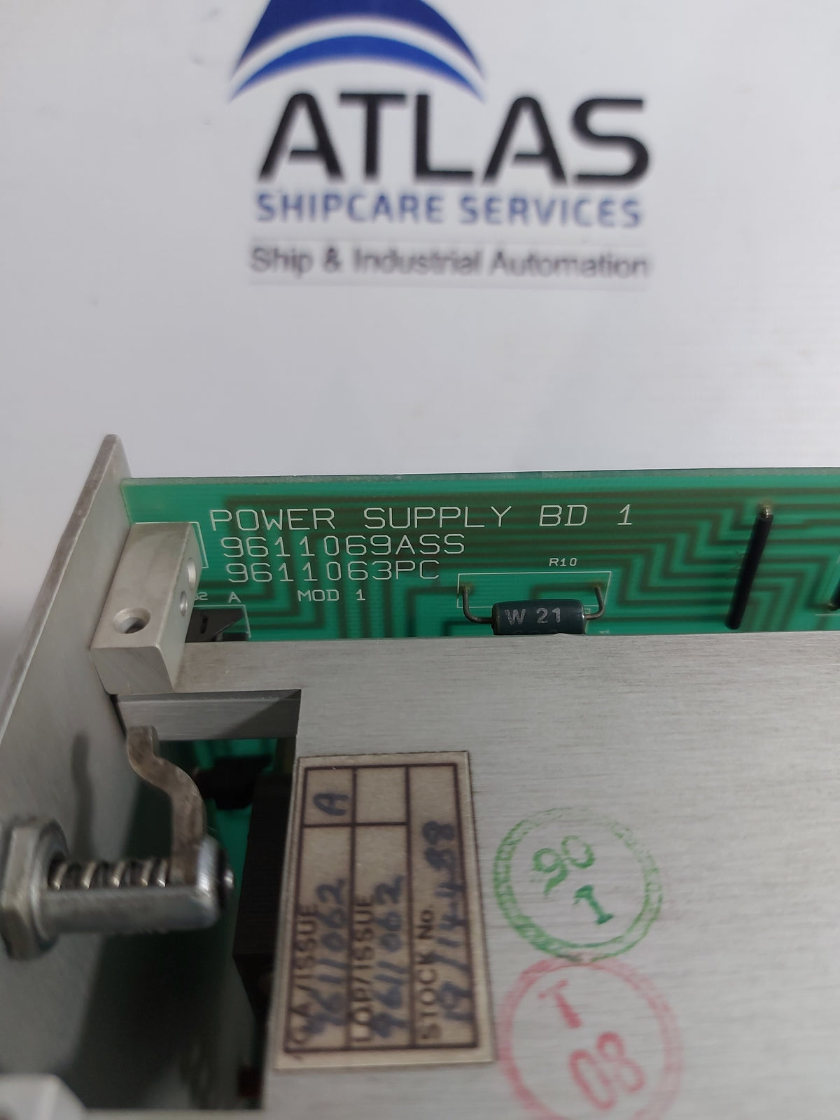 BRUSH HAWKER 9610063PC BD 1 MOD 1 POWER SUPPLY CARD
