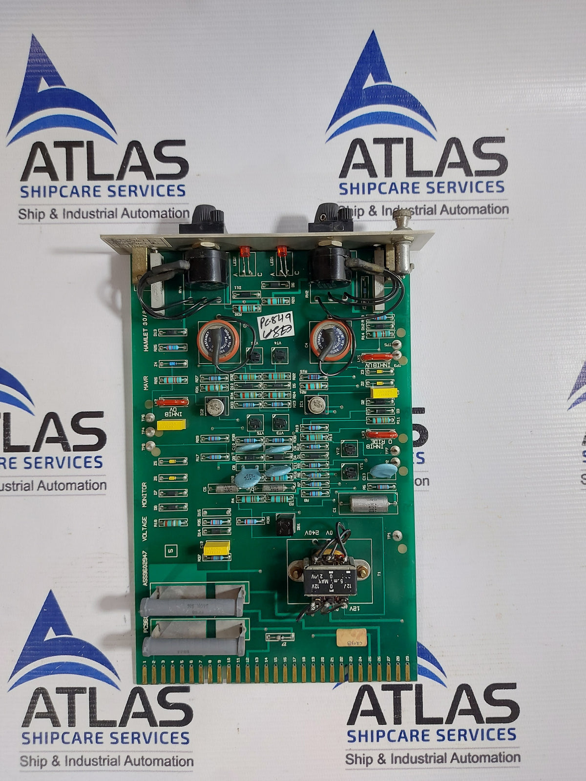 BRUSH HAWKER PC9602946 ASS9602947 VOLTAGE MONITOR CARD
