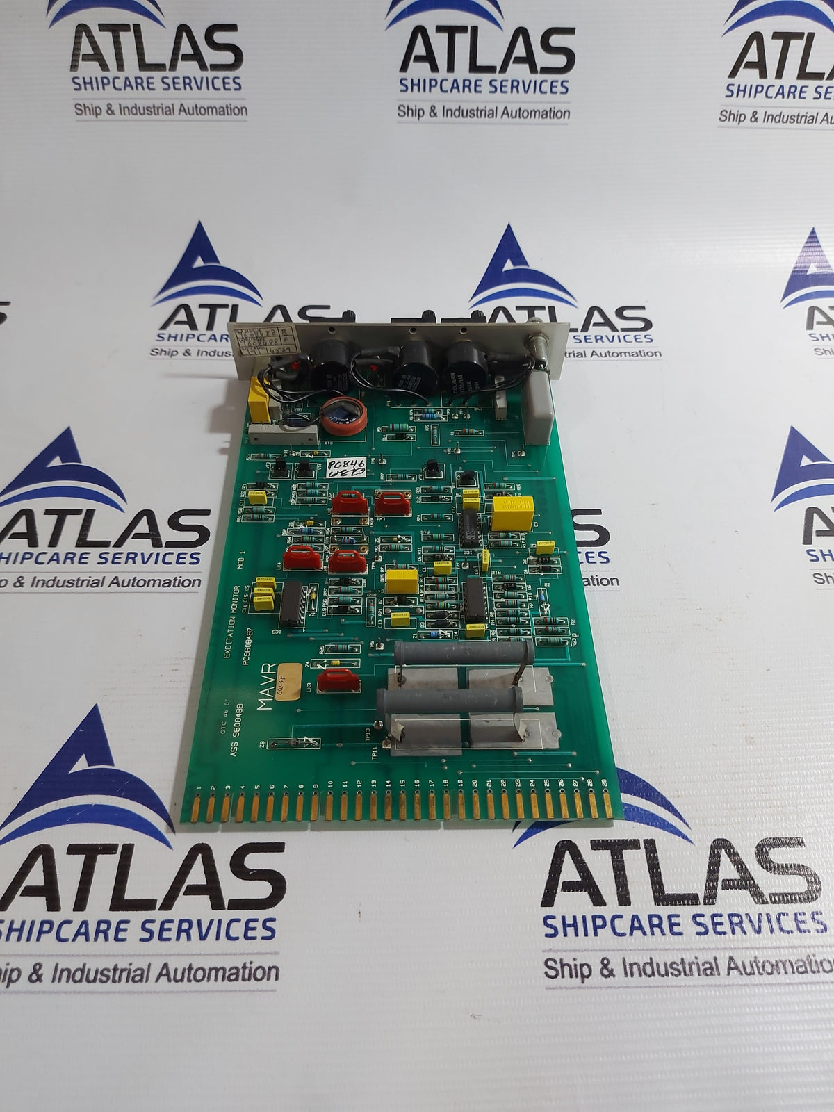BRUSH HAWKER PC9608487 EXCITATION MONITOR PCB CARD ASS 9608488