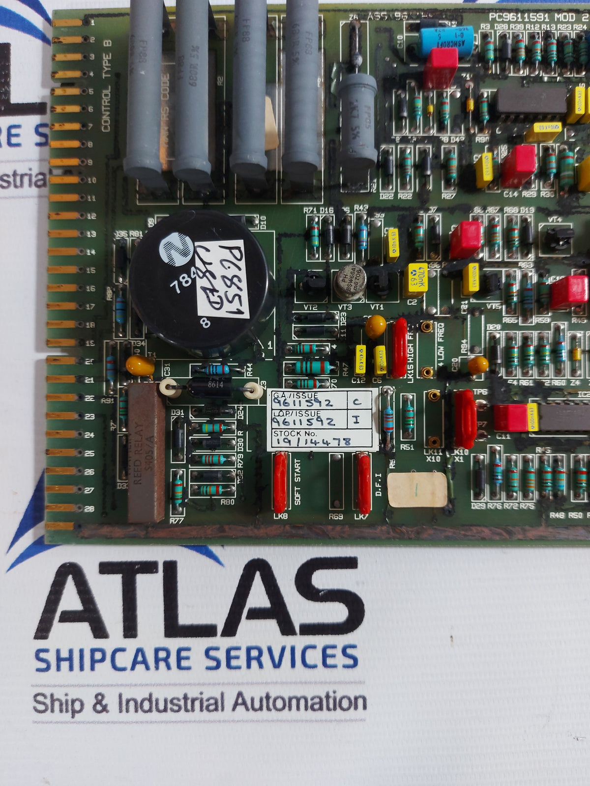 BRUSH HAWKER PC9611591 MOD 2 CONTROL BOARD