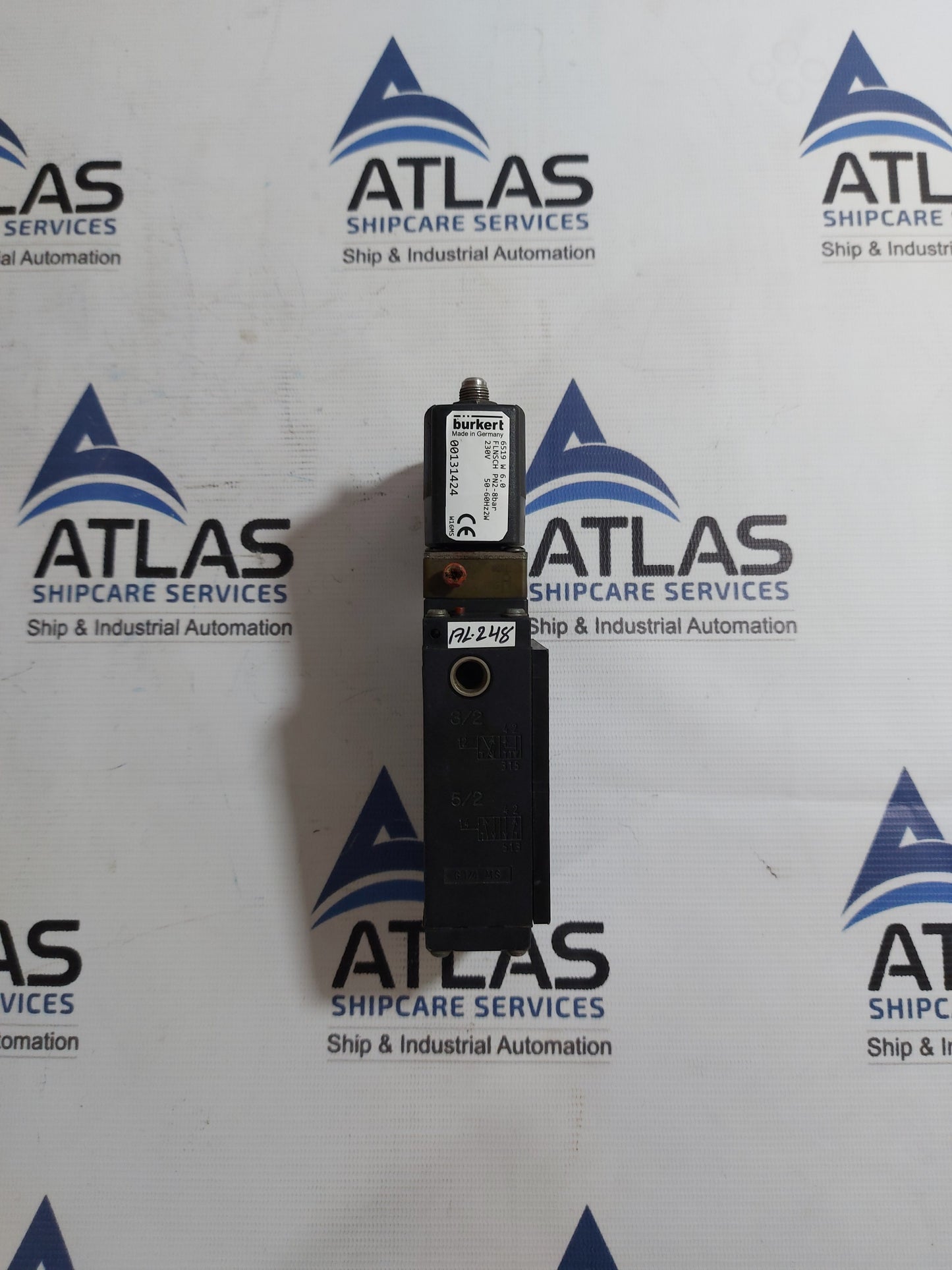 BURKERT 6519 W 6.0 FLNSCH PN2-8BAR SOLENOID VALVE