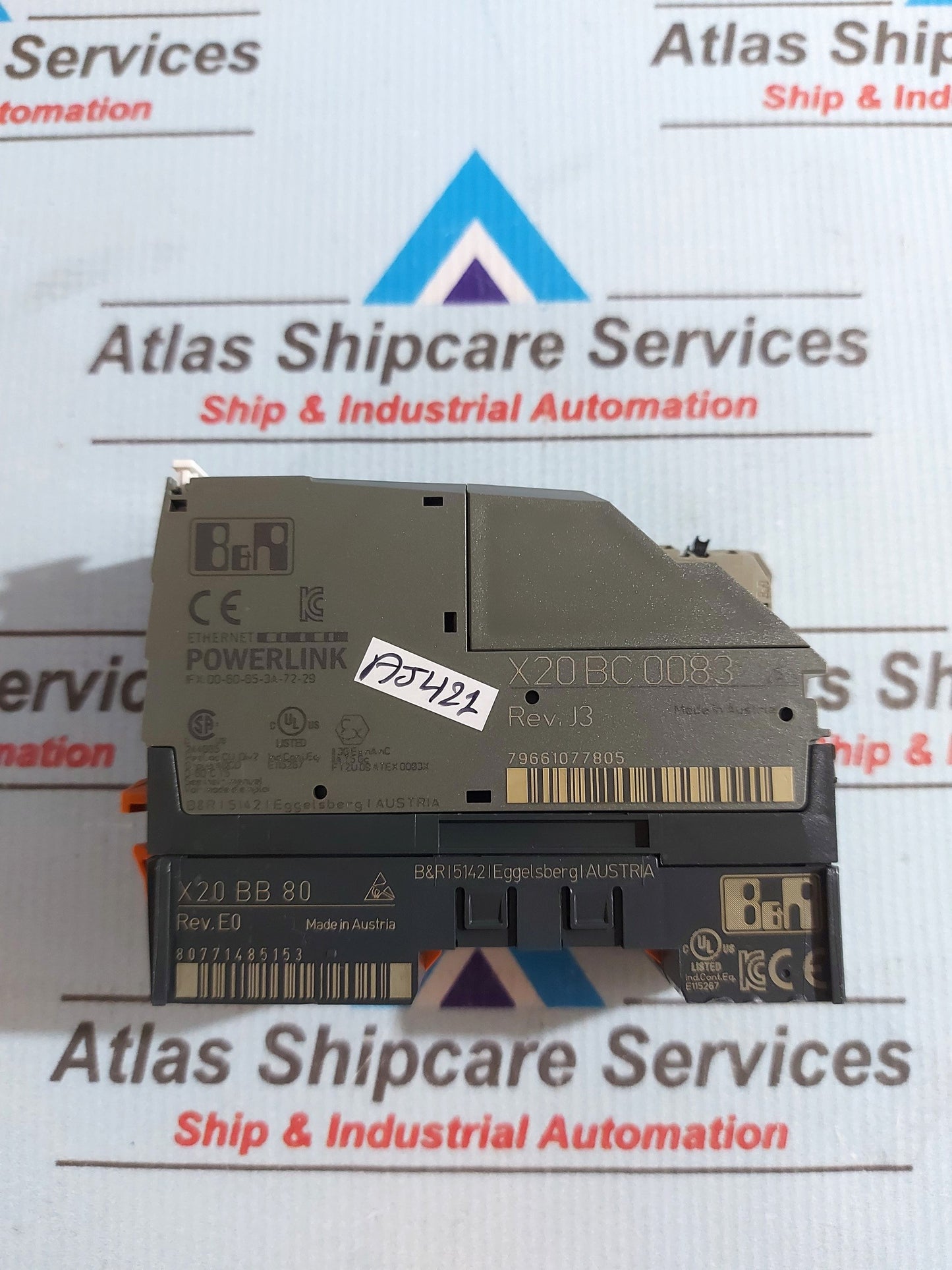 B&R AUTOMATION X20 BC 0083 POWERLINK BUS CONTROLLER WITH X20 PS 9400