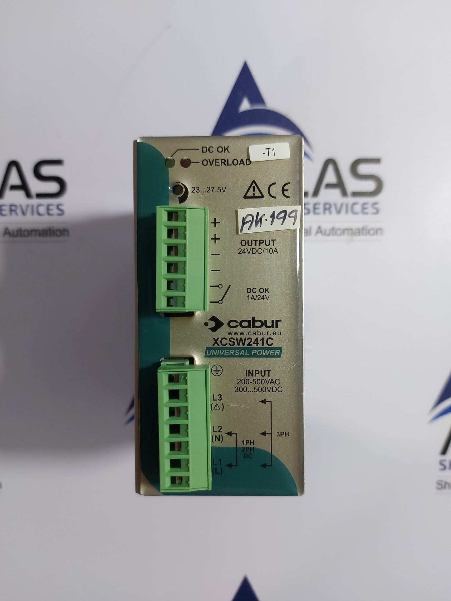 CABUR XCSW241C UNIVERSAL POWER SUPPLY 24VDC/10A