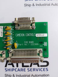CAMERON CONTROLS 2197095-17 02 FUSE BOARD