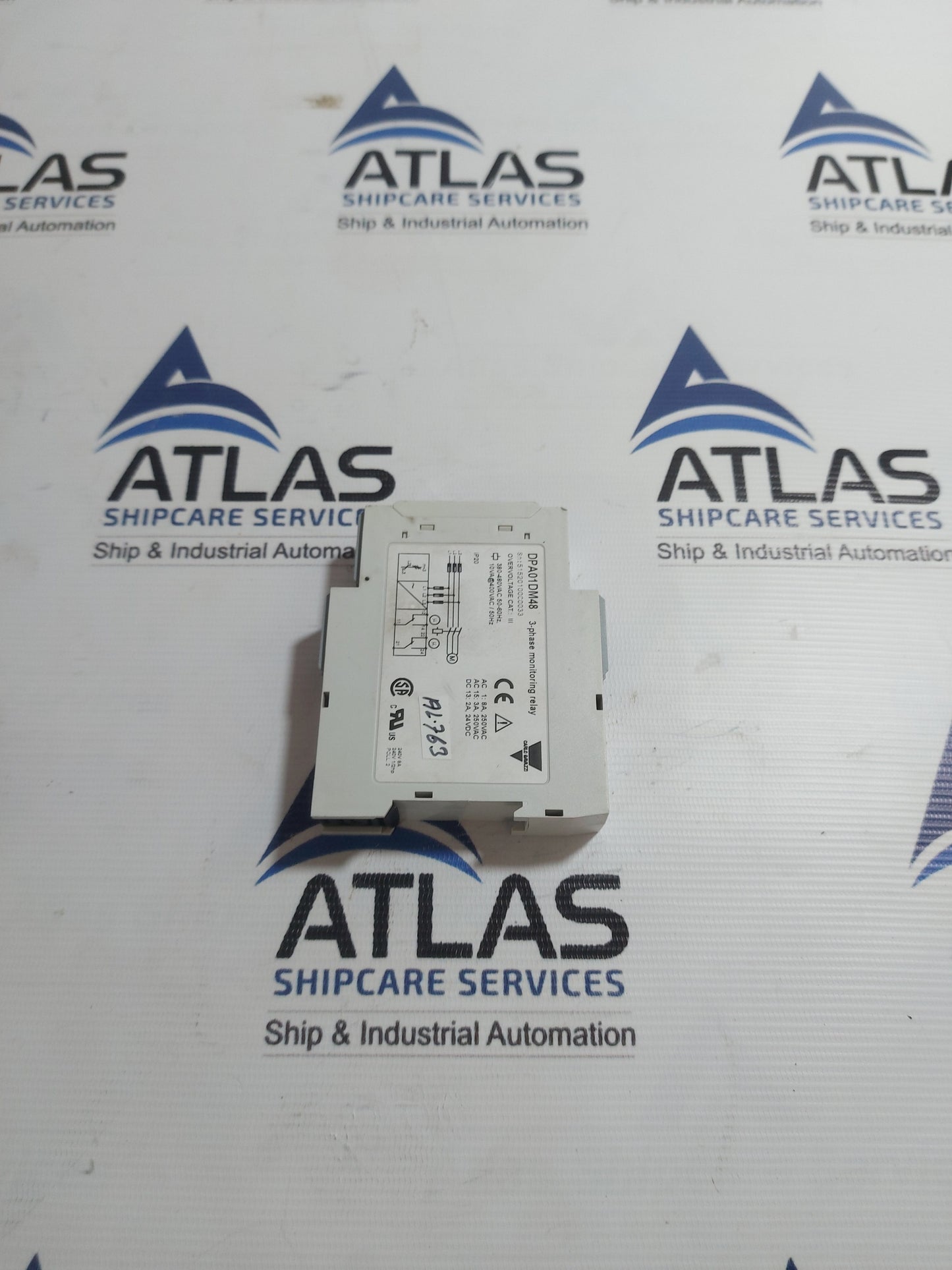 CARLO GAVAZZI DPA01DM48 3-PHASE MONITORING RELAY
