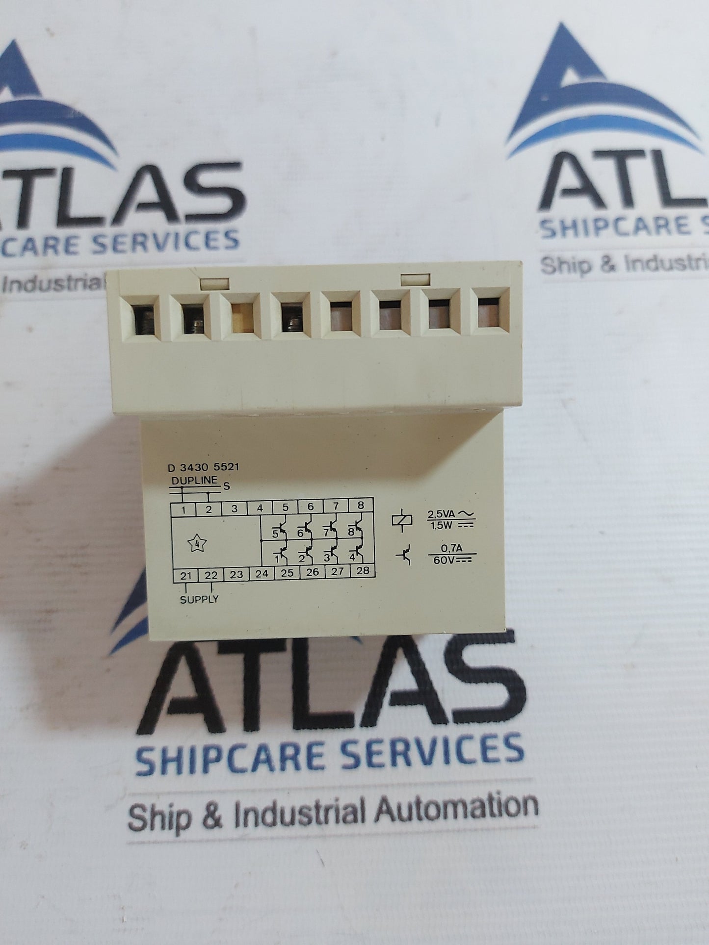CARLO GAVAZZI DUPLINE D 3430 5521 230 MONOSTABLE RECEIVER
