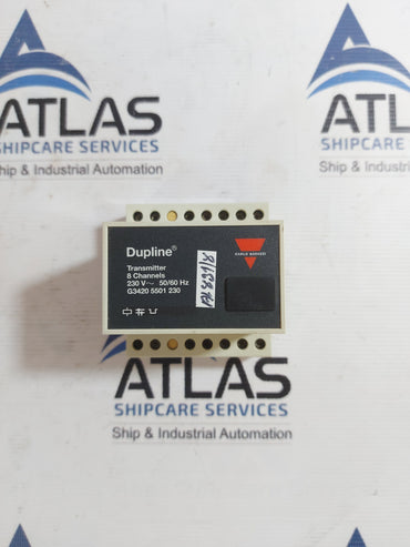 CARLO GAVAZZI DUPLINE G3420 5501 230 TRANSMITTER 8 CHANNELS