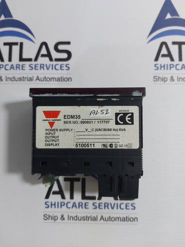 CARLO GAVAZZI EDM35 PANEL METER 5100511 DISPLAY