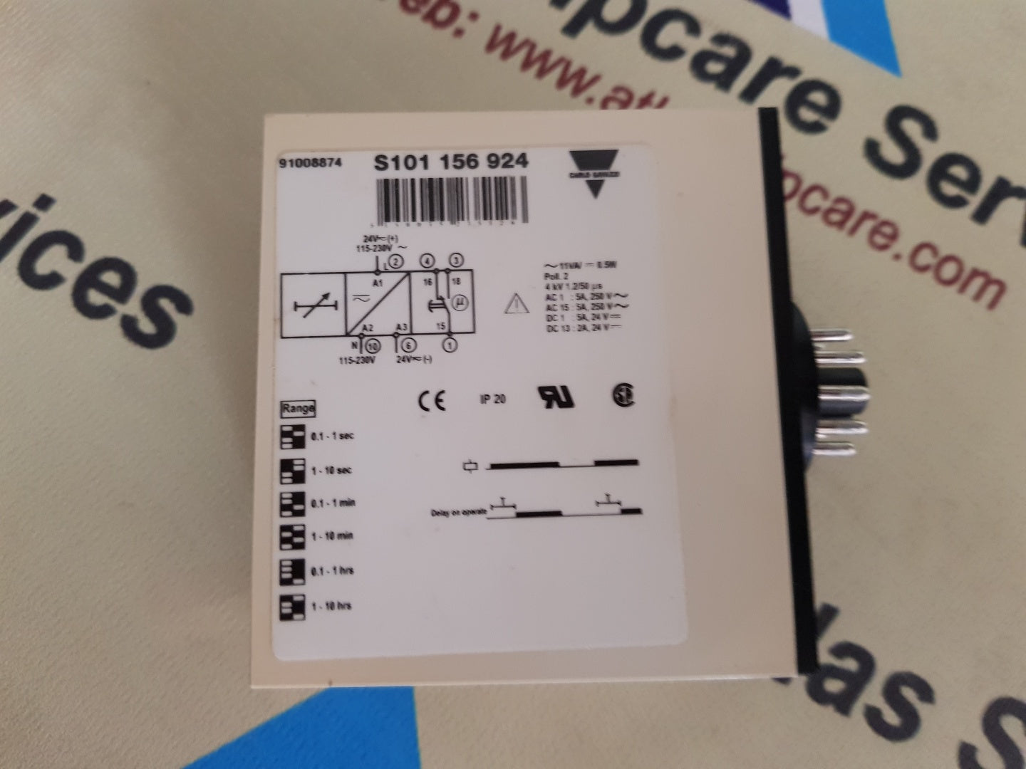 CARLO GAVAZZI S101 156 924 TIMER RELAY