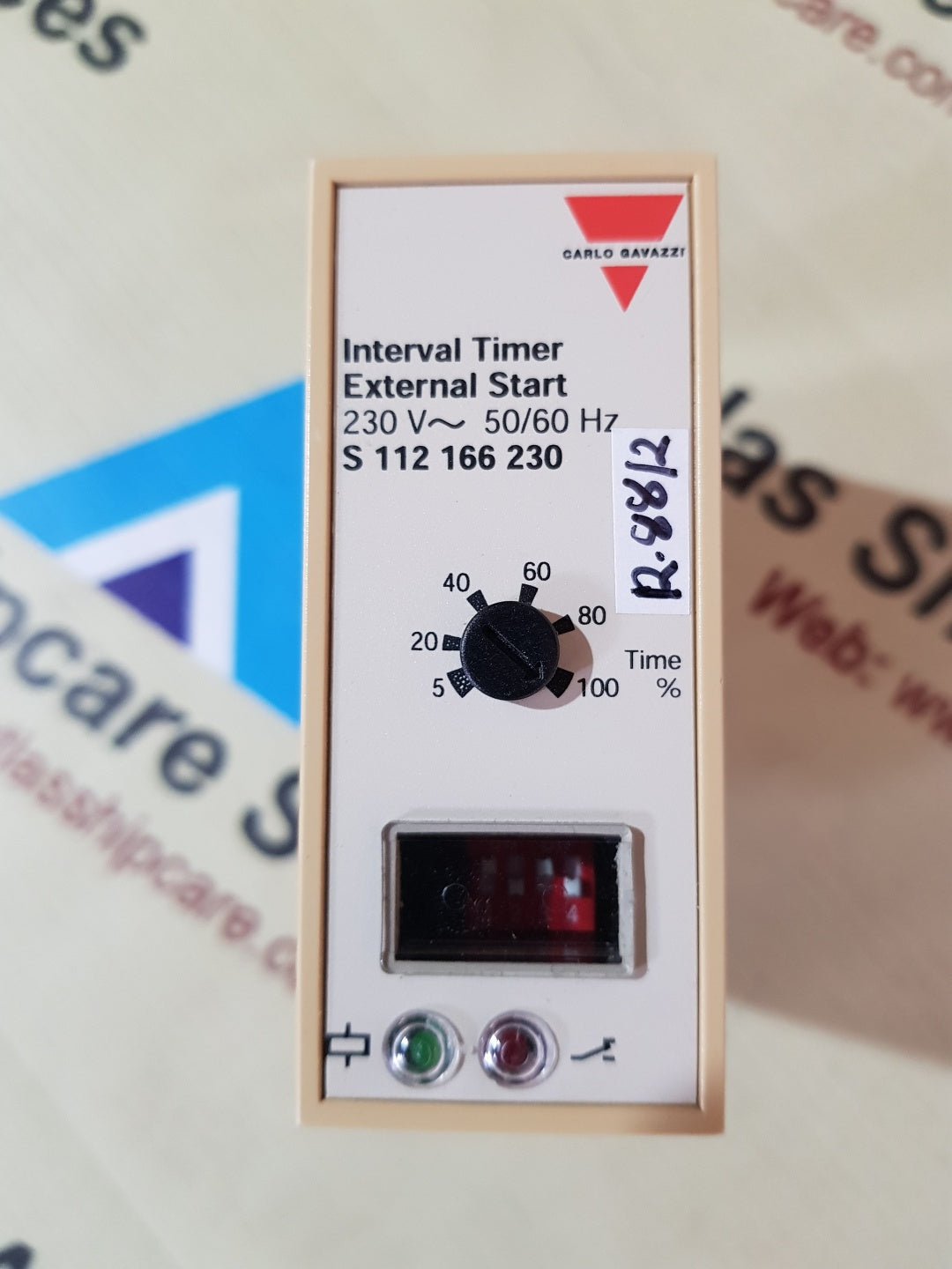 CARLO GAVAZZI S112 166 230 INTERVAL TIMER RELAY