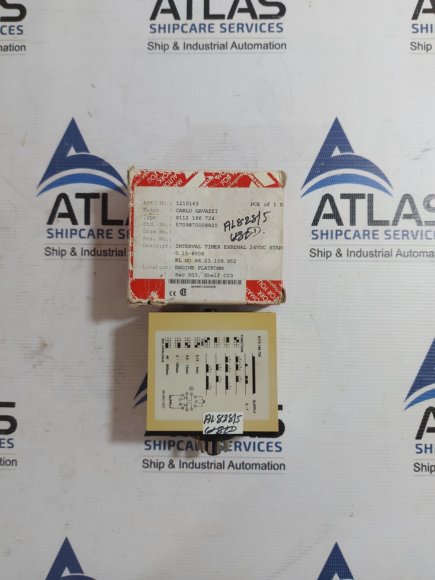 CARLO GAVAZZI S 112 166 724 INTERVAL TIMER