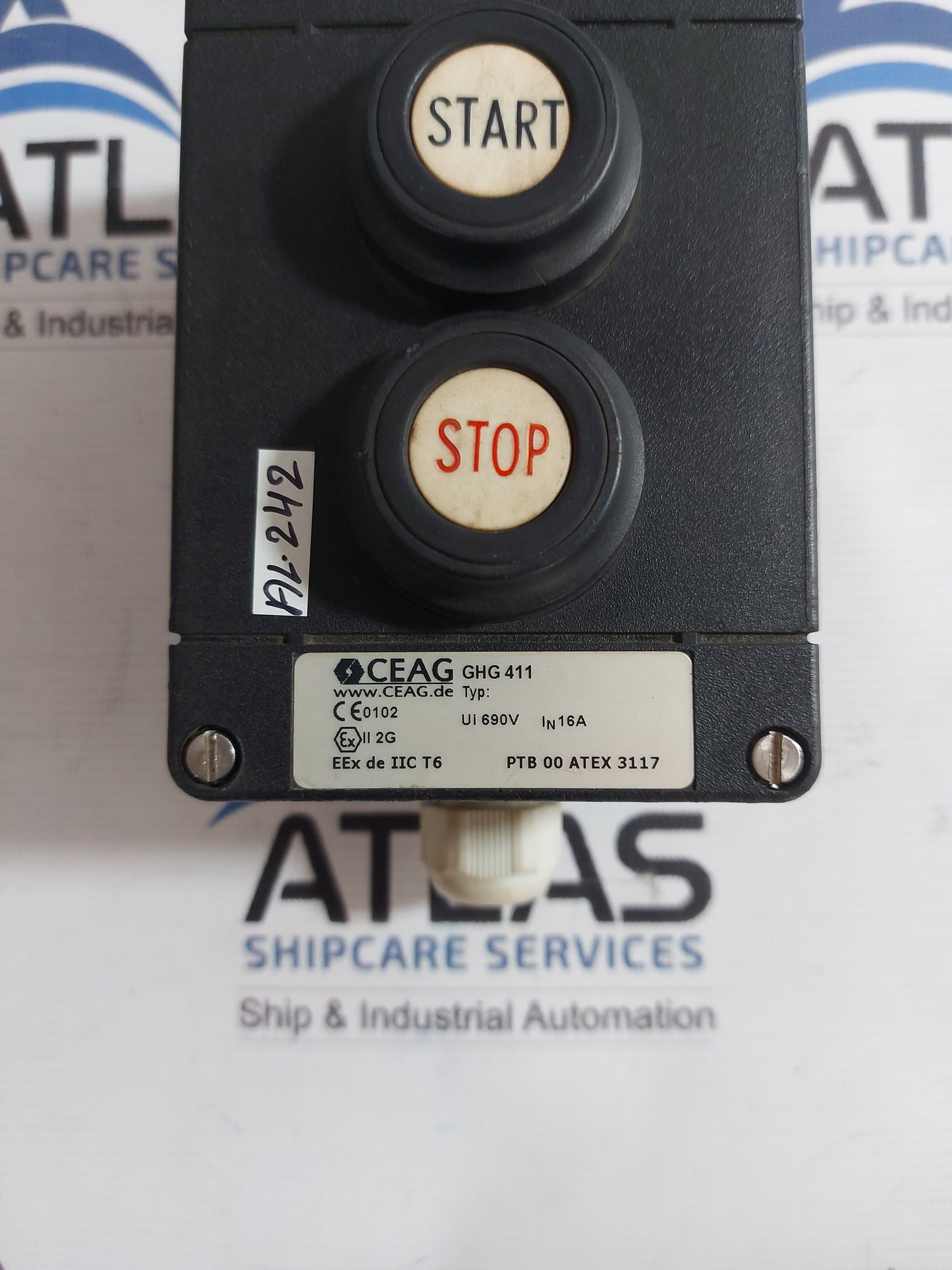 CEAG GHG 411 START STOP PUSH BUTTON STATION
