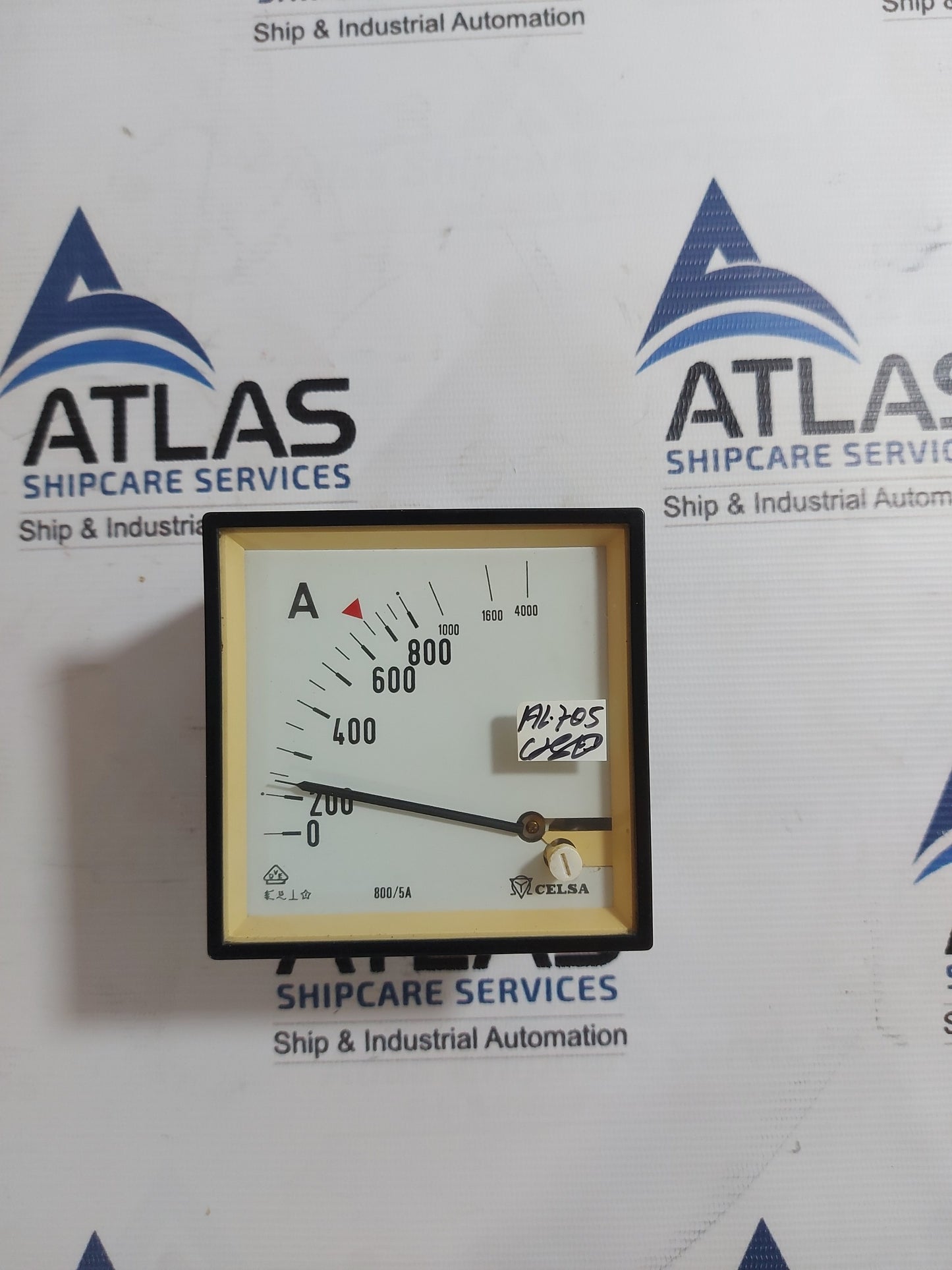 CELSA ANALOG AMPERE METER 0-4000A