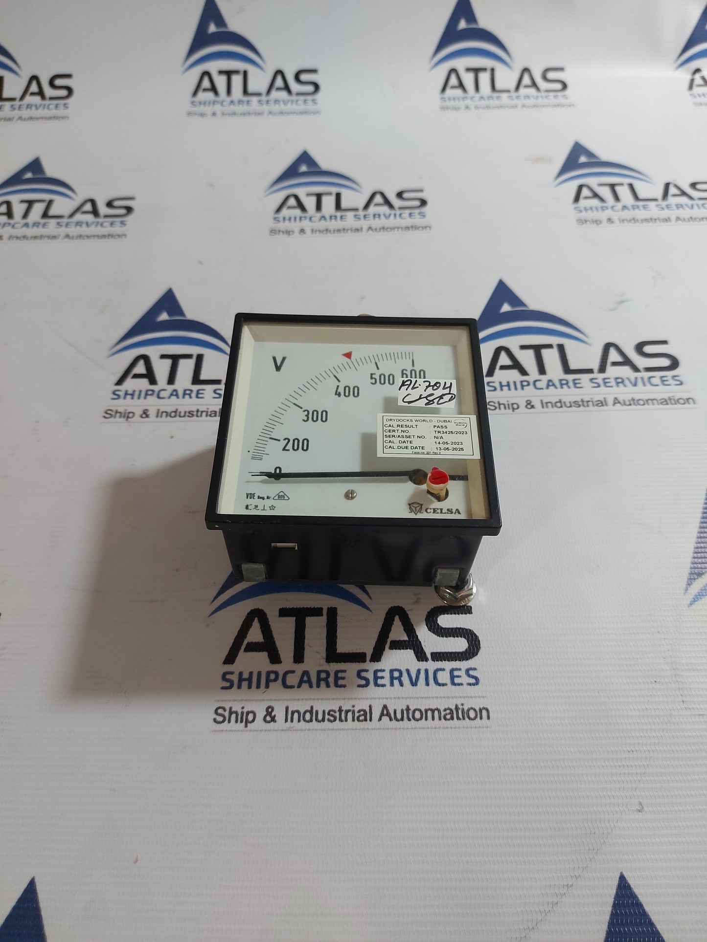 CELSA ANALOG VOLTMETER PANEL METER 0-600V