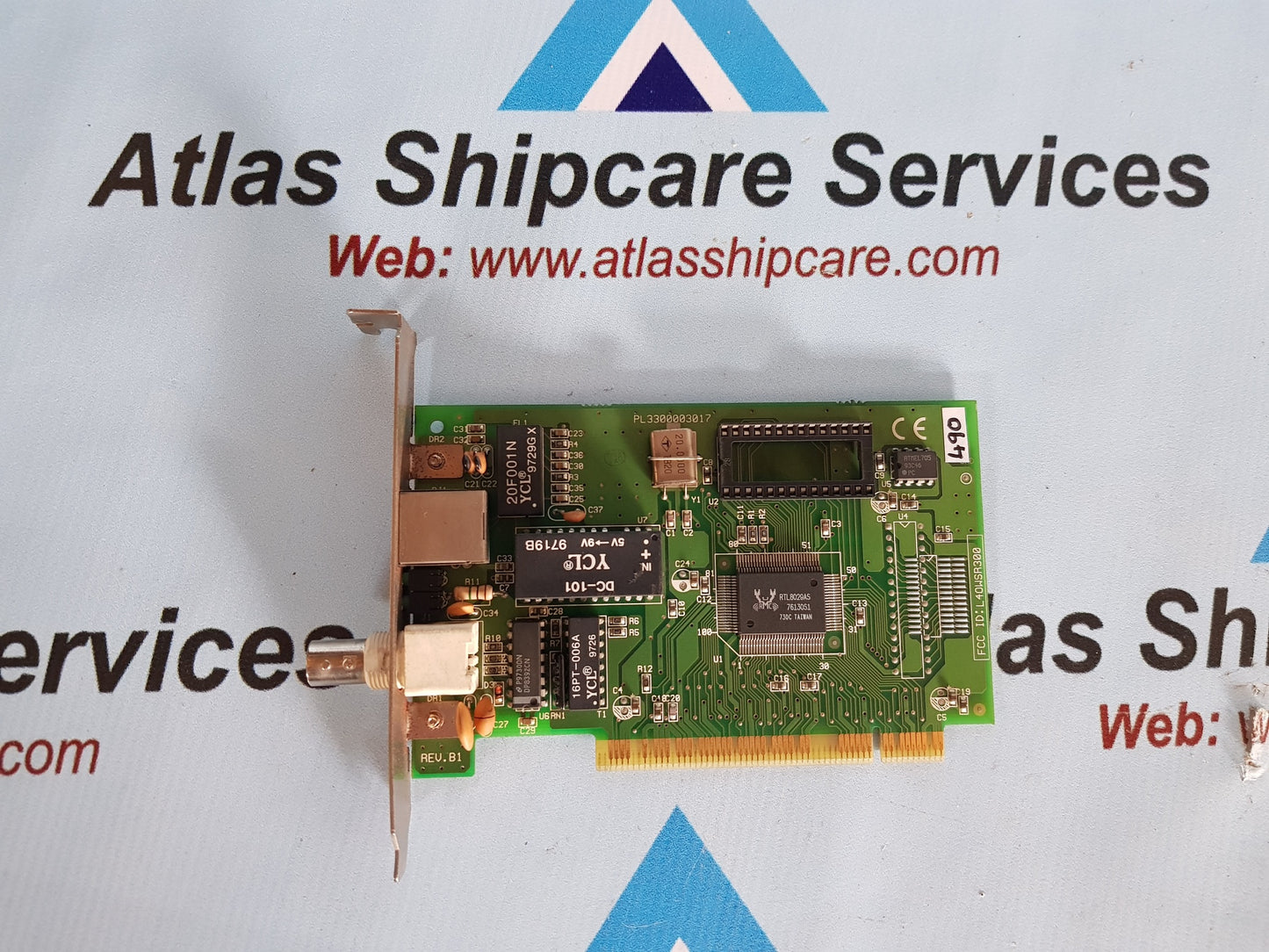 CIS TECHONOLOGY PL3300003017 ETHERNET LAN CARD FCC ID L40WSR300