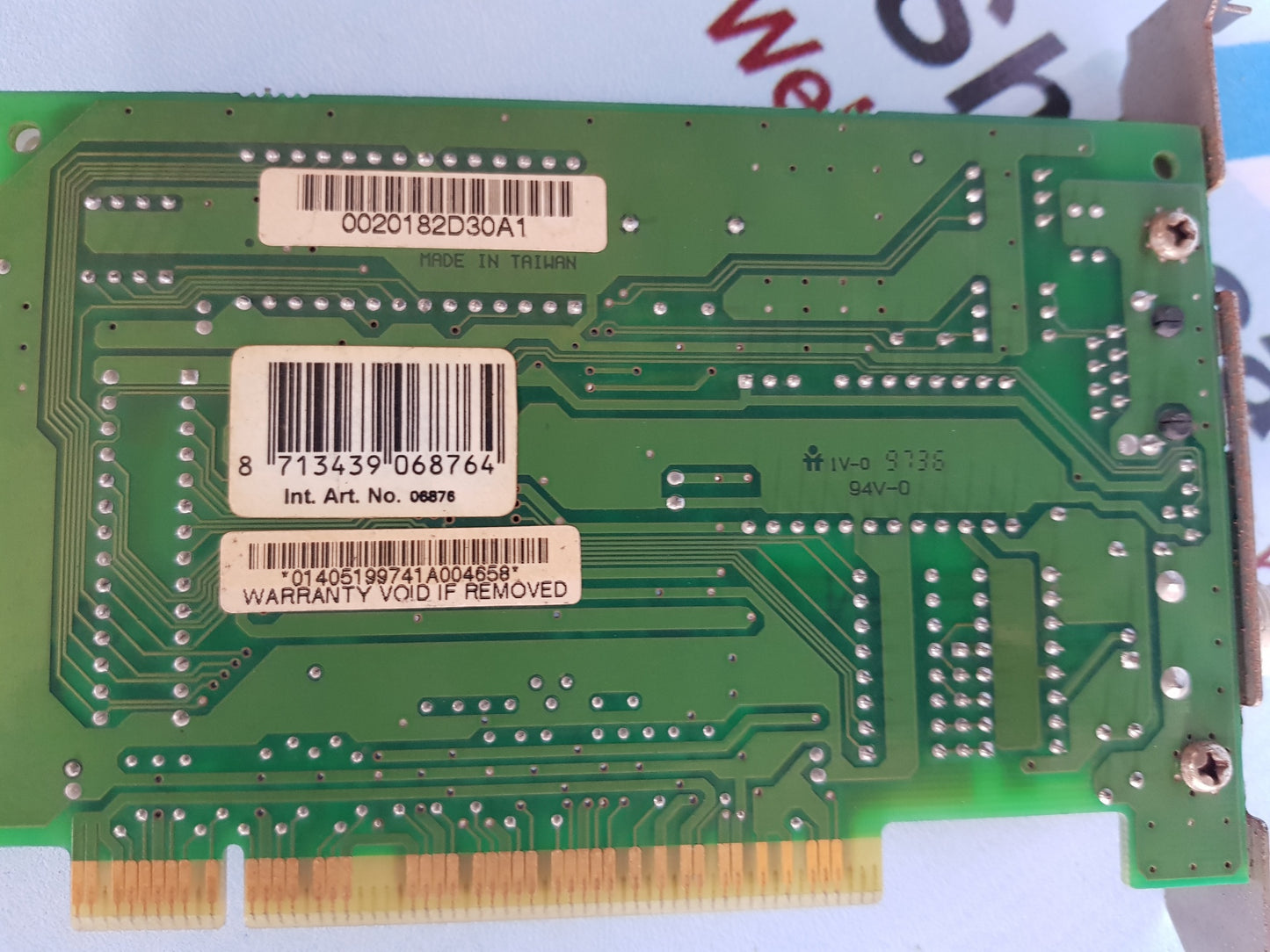 CIS TECHONOLOGY PL3300003017 ETHERNET LAN CARD FCC ID L40WSR300