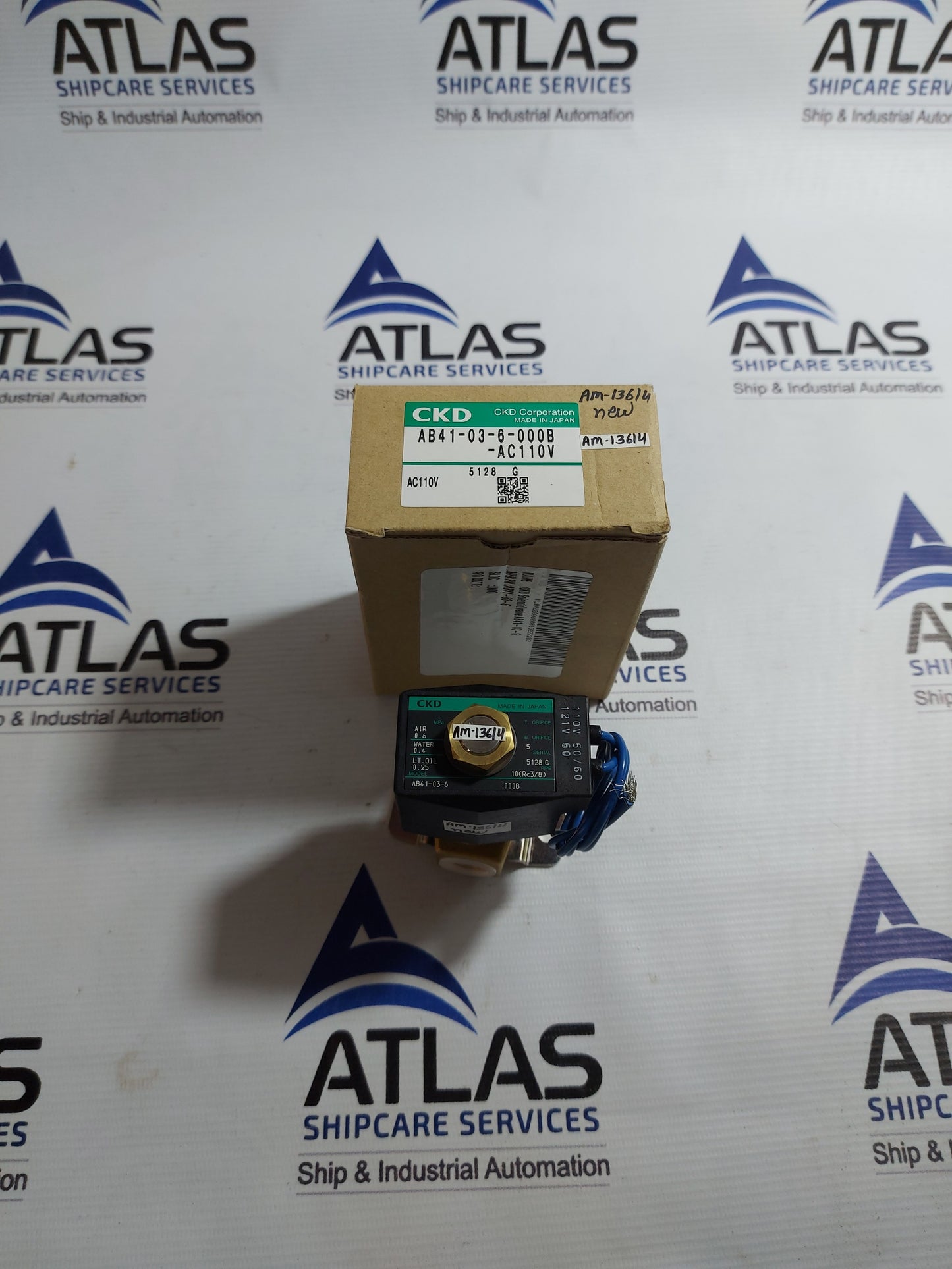 CKD AB41-03-6-000B-AC110V SOLENOID VALVE