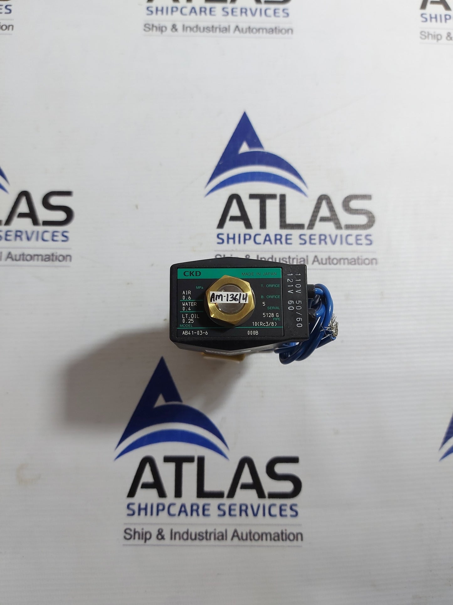 CKD AB41-03-6-000B-AC110V SOLENOID VALVE