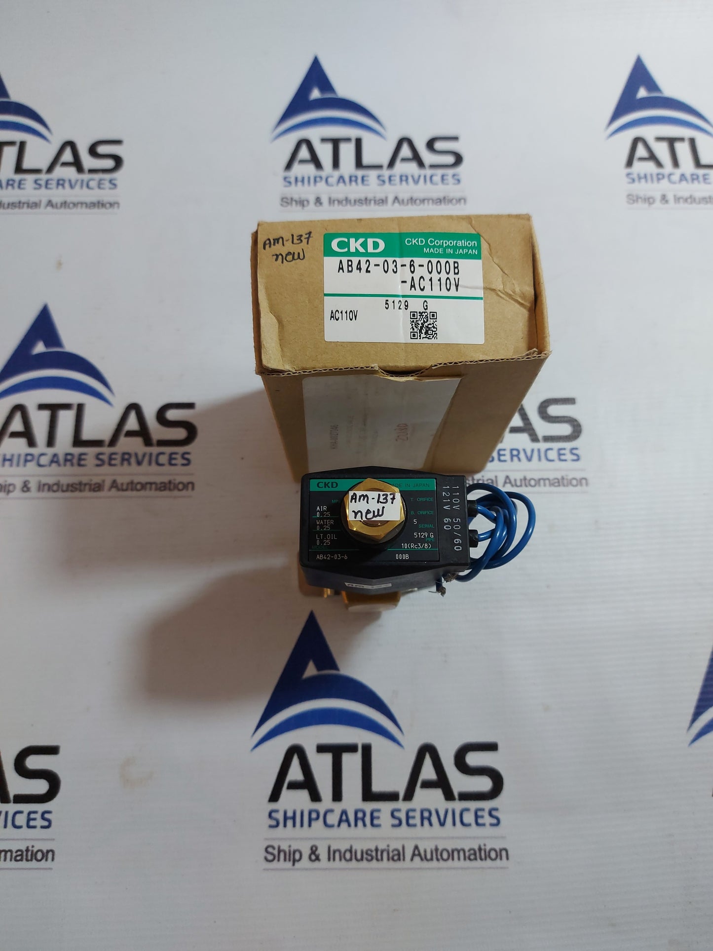 CKD AB42-03-6-000B-AC110V SOLENOID VALVE