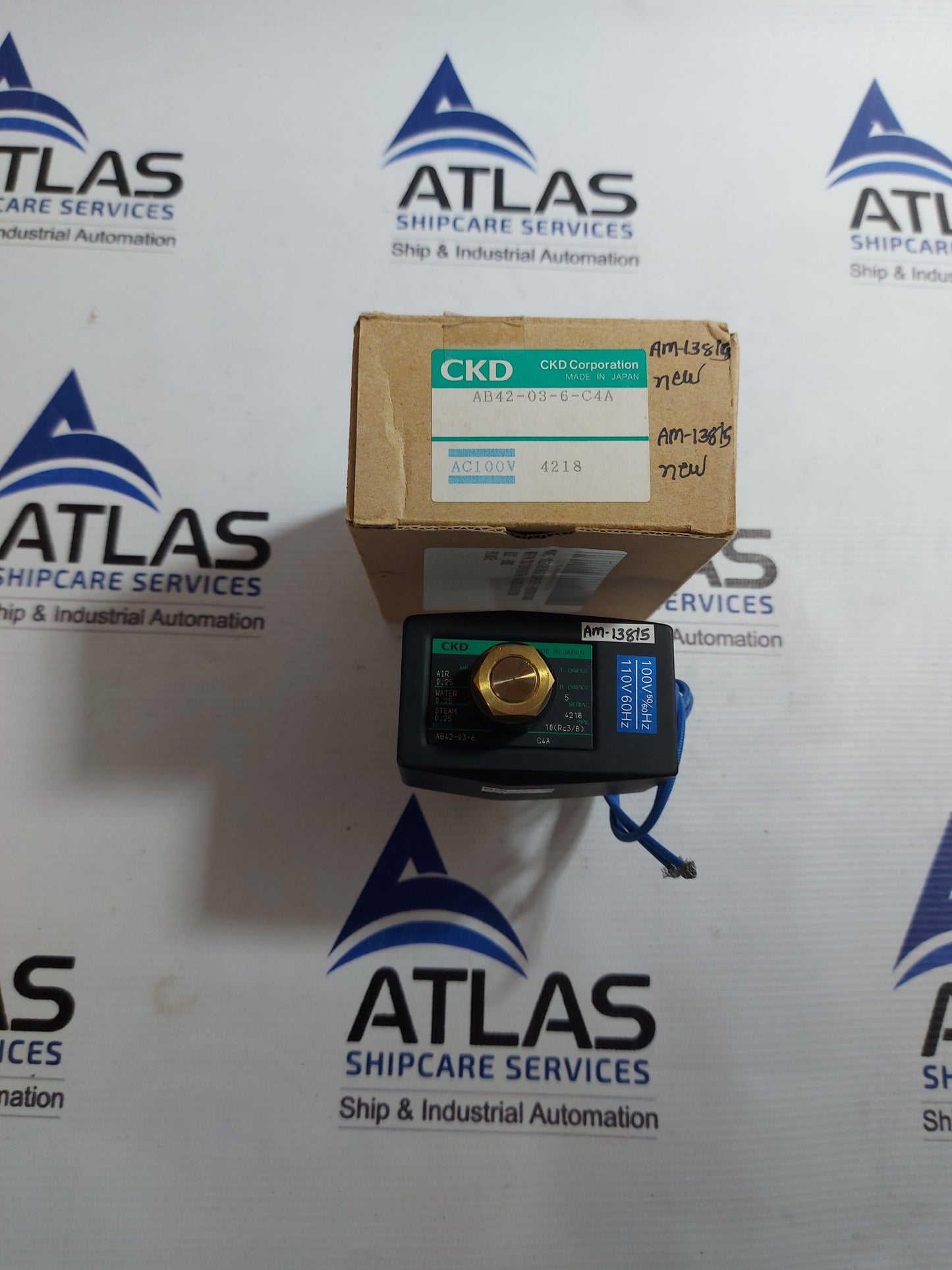 CKD AB42-03-6-C4A-AC100V SOLENOID VALVE