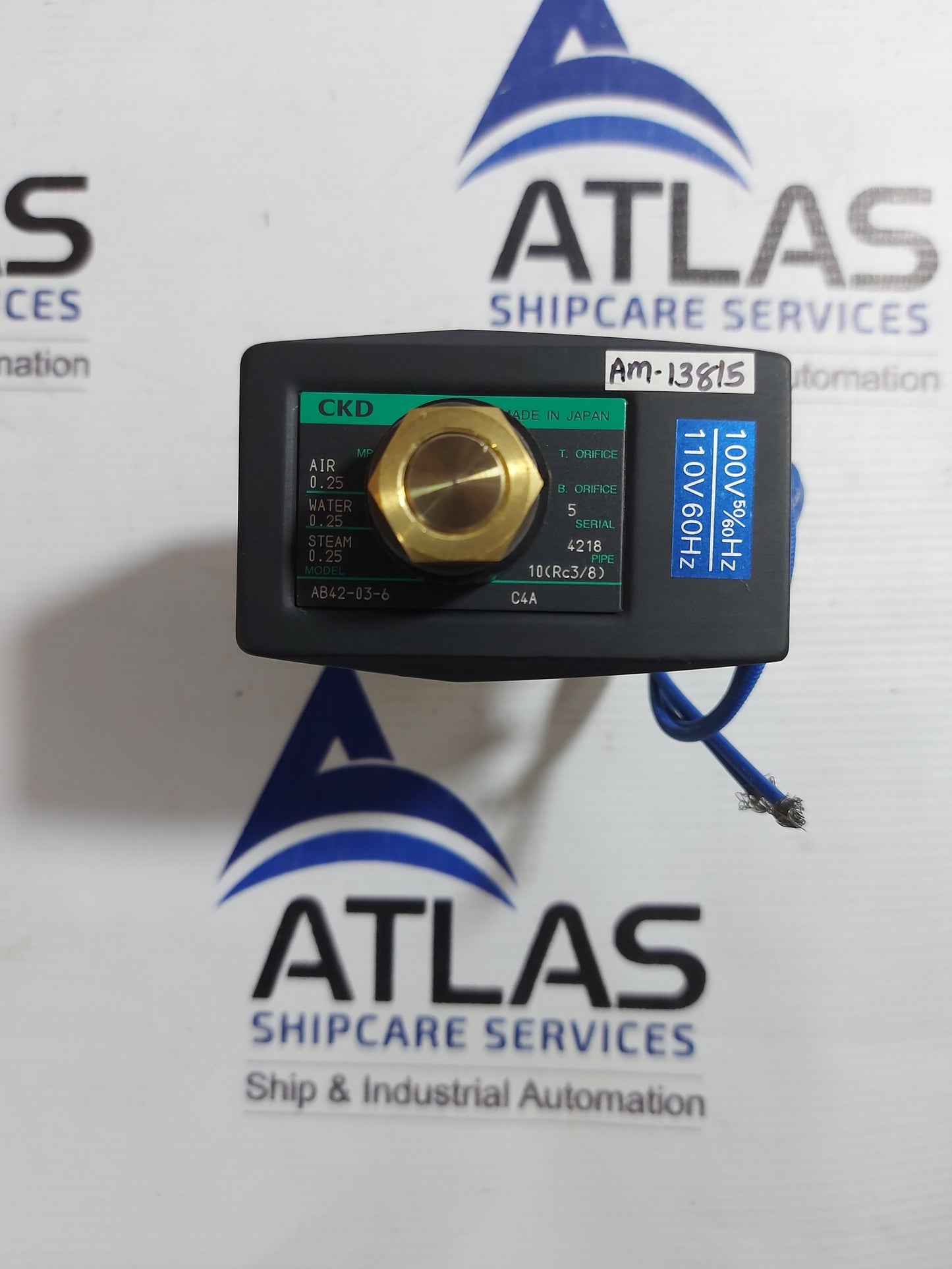 CKD AB42-03-6-C4A-AC100V SOLENOID VALVE
