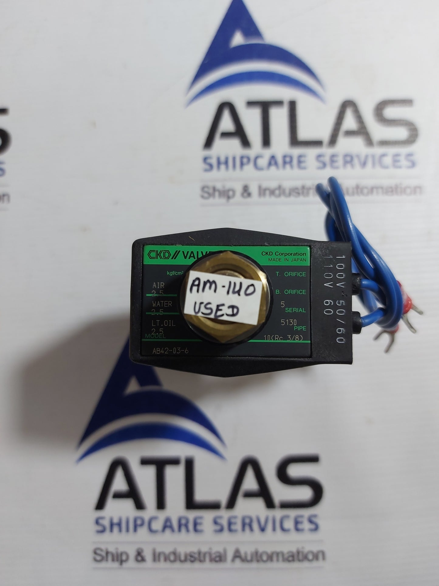 CKD AB42-03-6-C4A-AC100V SOLENOID VALVE