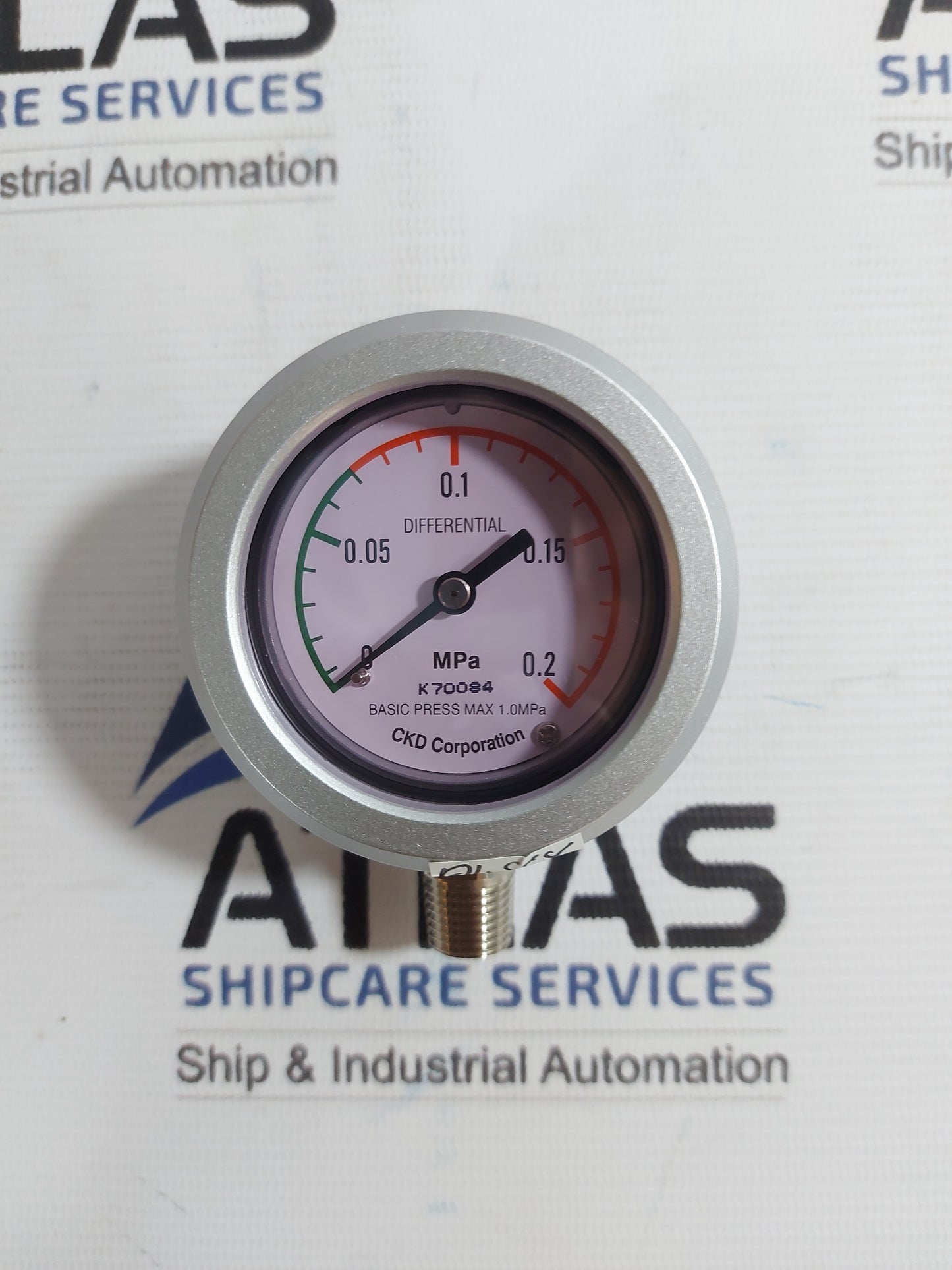 CKD GA400-8-P02 DIFFERENTIAL PRESSURE GAUGE