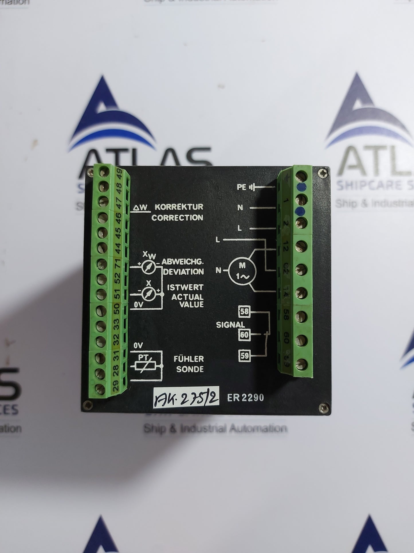 CLORIUS ER 2290-A-D-214-230 ODIN TEMPERATURE CONTROL SYSTEM 0-120'C