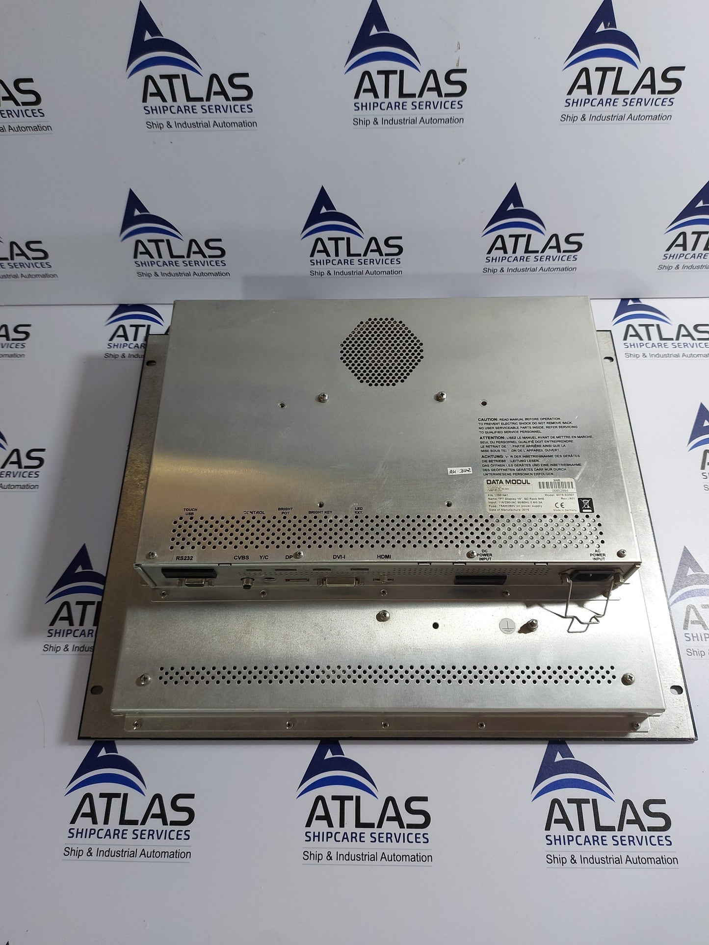 CONRAC 6019-SD007 REV.A01 TFT DISPLAY 19" SD RACK 9HE