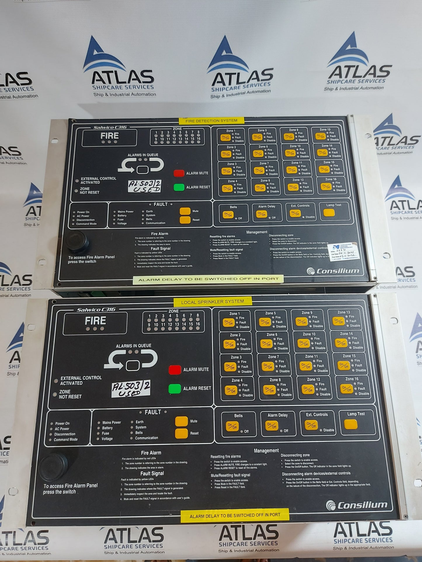 CONSILIUM SALWICO C316 FIRE ALARM CONTROL PANEL