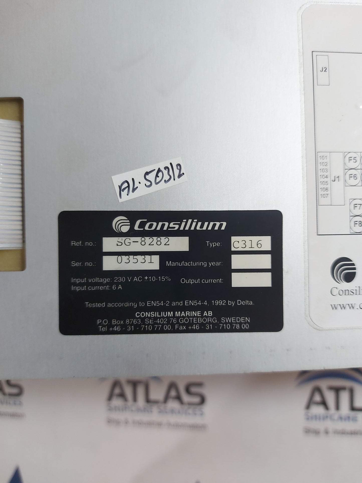 CONSILIUM SALWICO C316 FIRE ALARM CONTROL PANEL