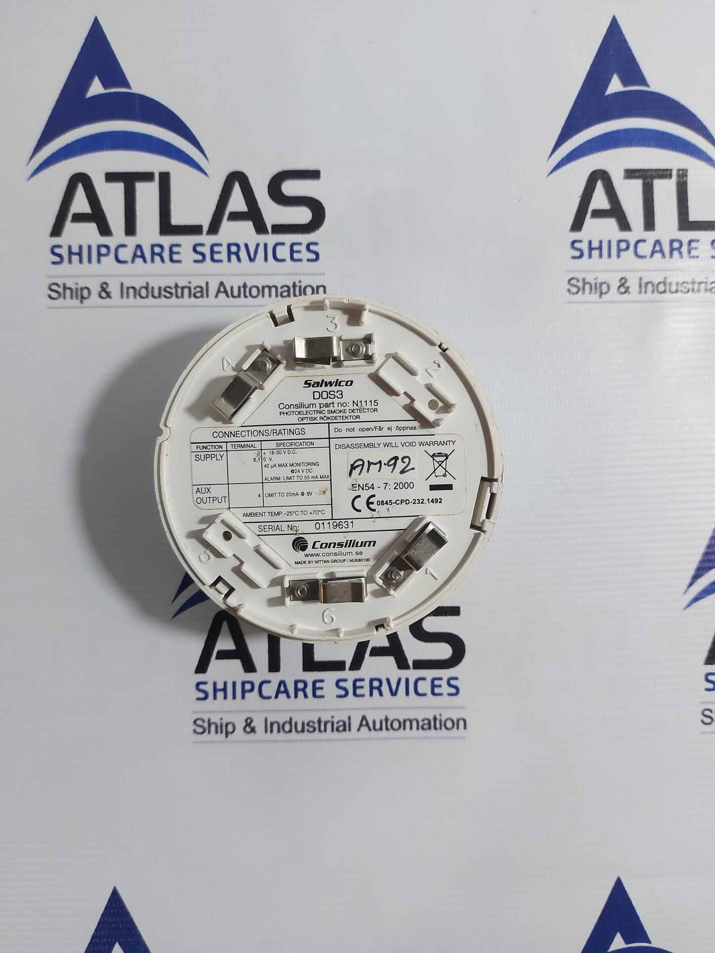 CONSILIUM SALWICO DOS3 PHOTOELECTRIC SMOKE DETECTOR